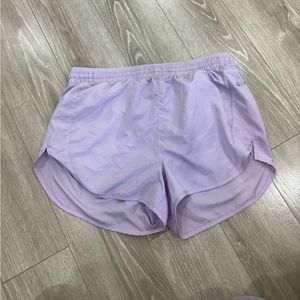 Lilac running Nike shorts